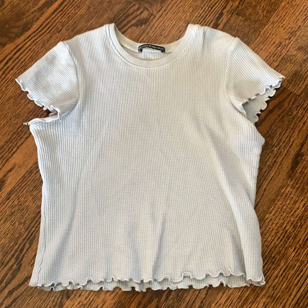 Cute light blue/purple top